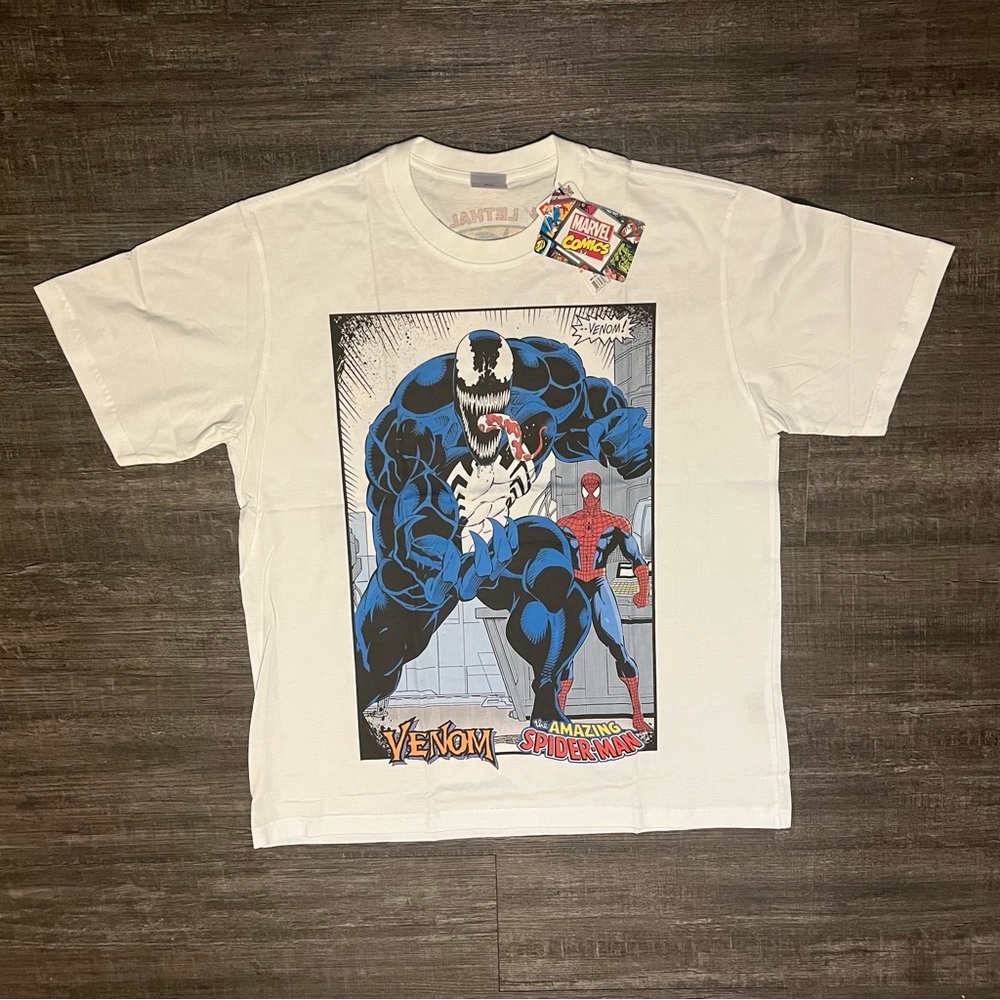 venom & spidey front and back print